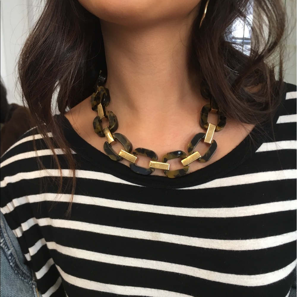 NEW! J.Crew tortoise necklace